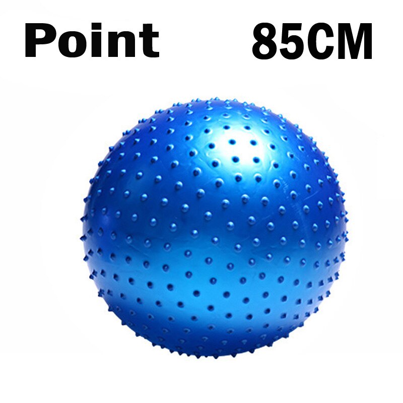 ITSTYLE Sports Yoga Ball Point Fitness Gym Balance Ball Fitball Exercise Pilates Workout Barbed Massage Ball 55cm 65cm 75cm 85cm: 85CM Blue