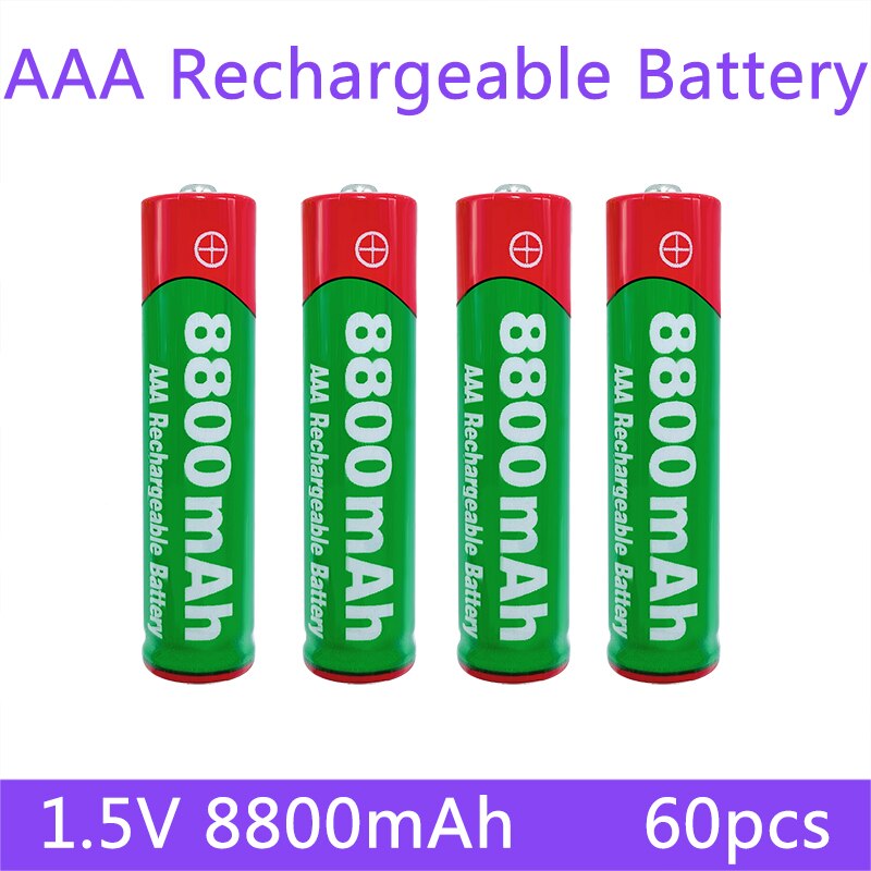 1.5V AAA rechargeable battery 8800mAh AAA 1.5V Alkaline Rechargeable battery for led light toy MP3 long life