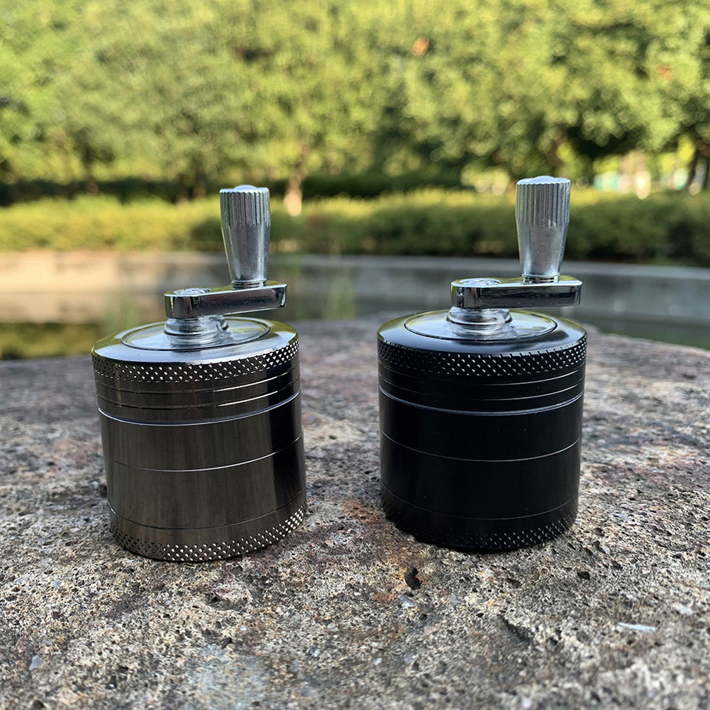 Rectifieuse en métal pour noix de muscade, broyeur à écrou en aluminium et à épices dures, outils à main pour sel de roche et poivre, broyeurs vidéo,