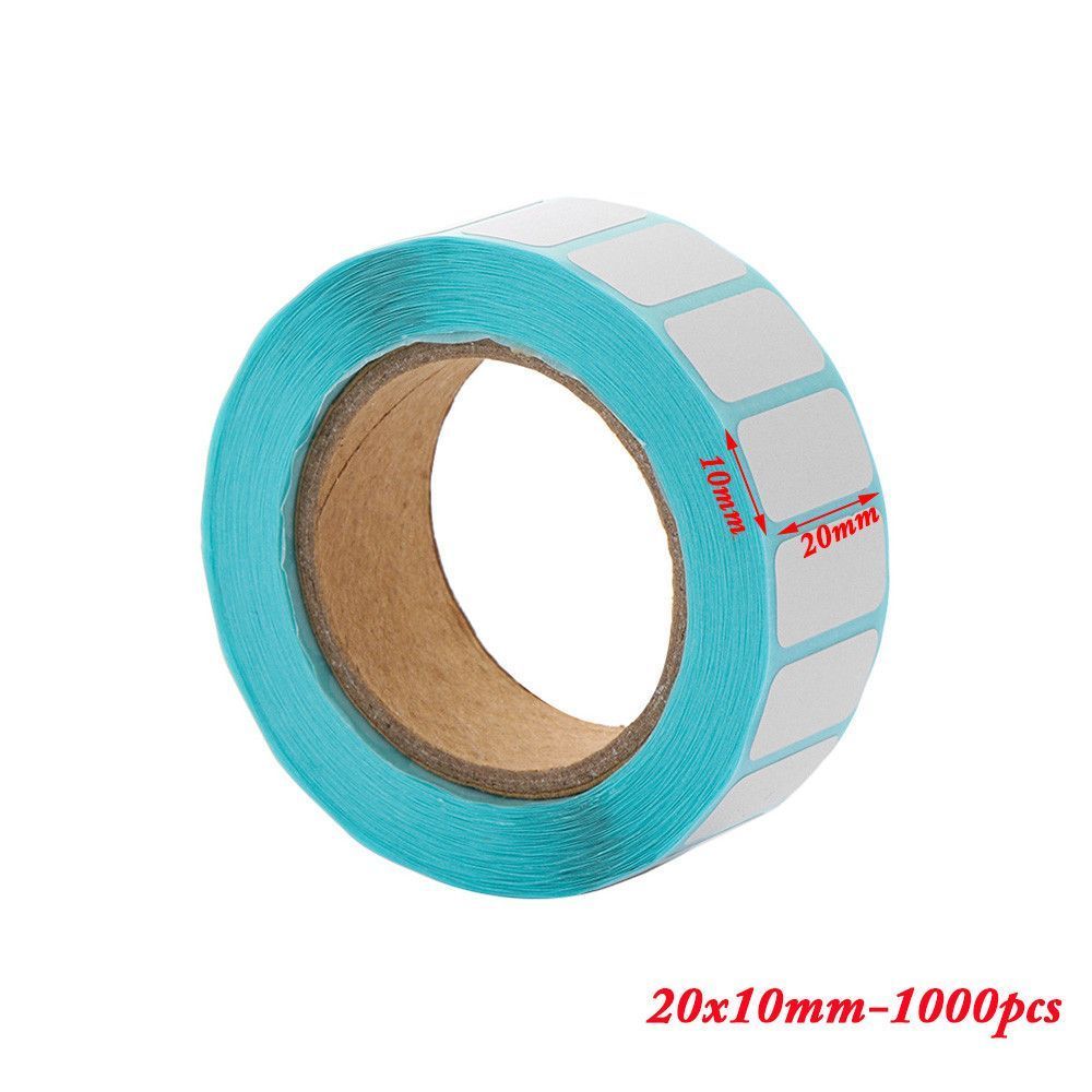 1000pcs/Roll Adhesive Thermal Label Sticker Paper Supermarket Price Blank Label Direct Print Waterproof: Light Grey