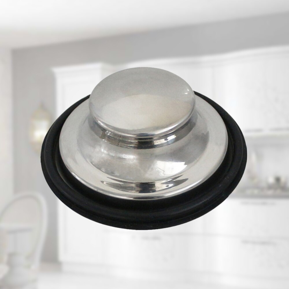 1pc Waste Disposer Plug Stainless Steel Durable Premium Water Sealing Cover Accessories Sink Plug Replacement