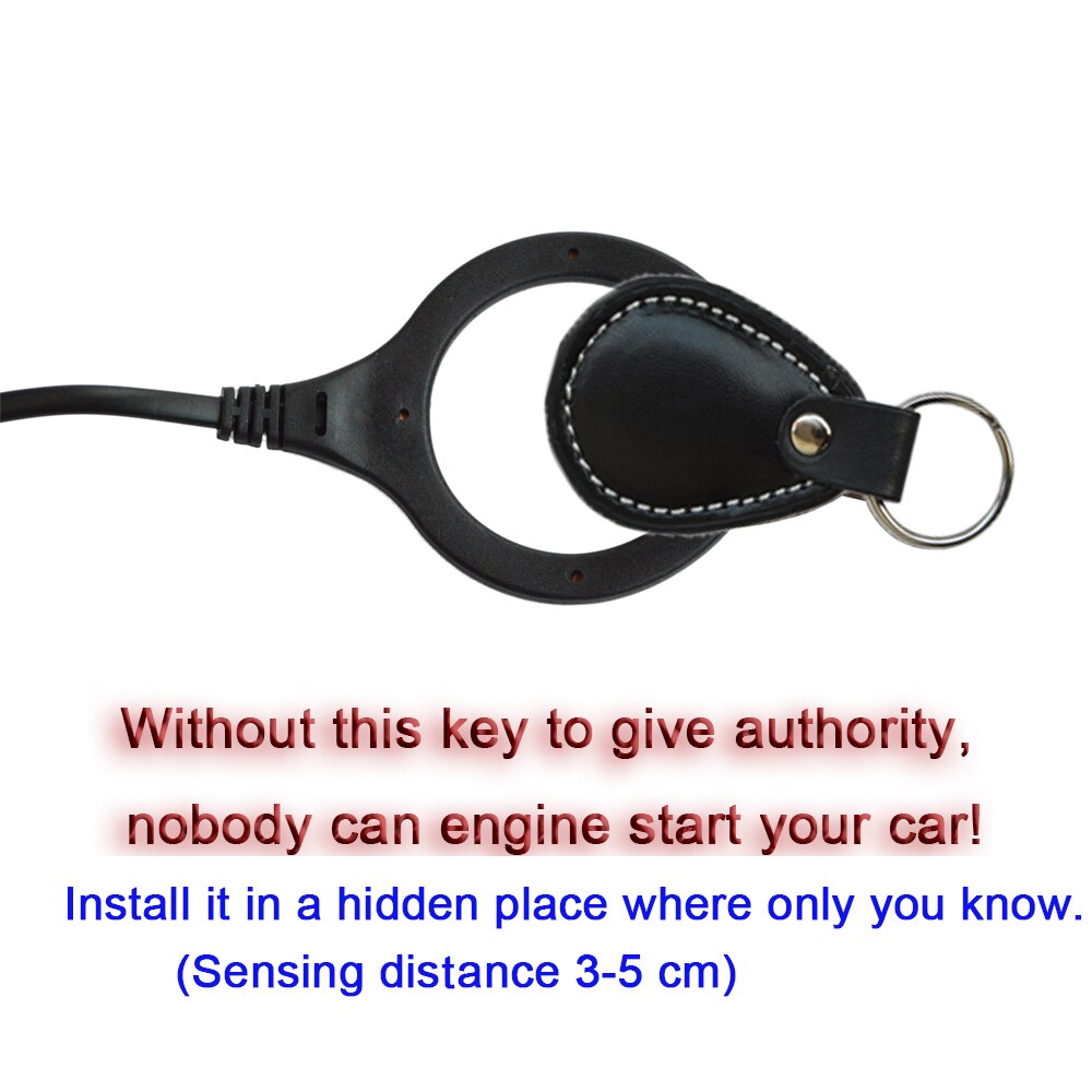 Car Alarm Start Stop Button Engine RFID Keyless Entry System Push Button Remote Starter Stop Auto