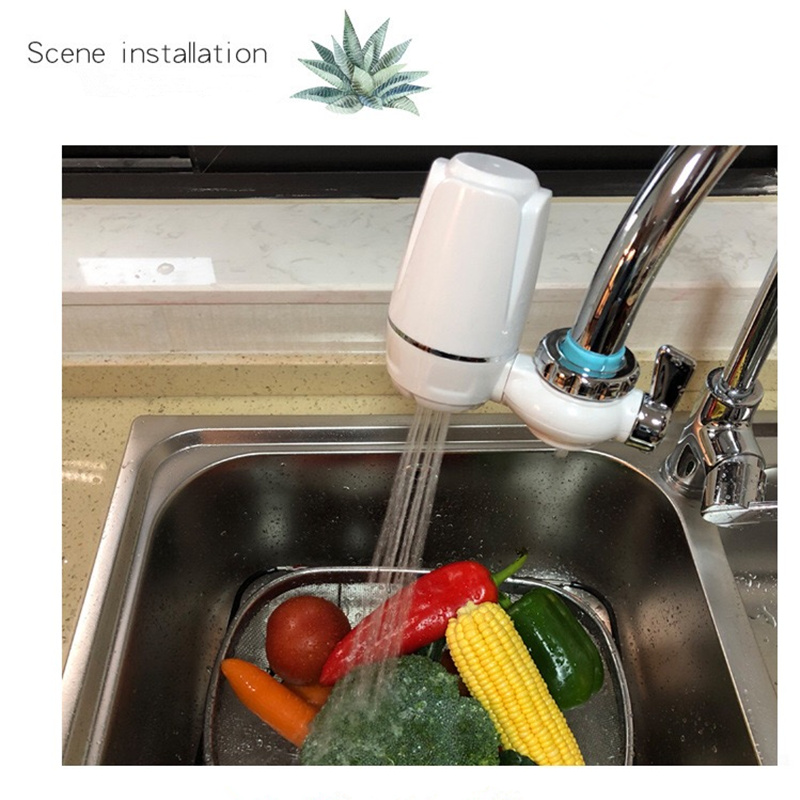 Vandrenser vandhane køkkenhane vaskbar keramisk filter mini vandfilter rustbakterier sterilisering filter udskiftning