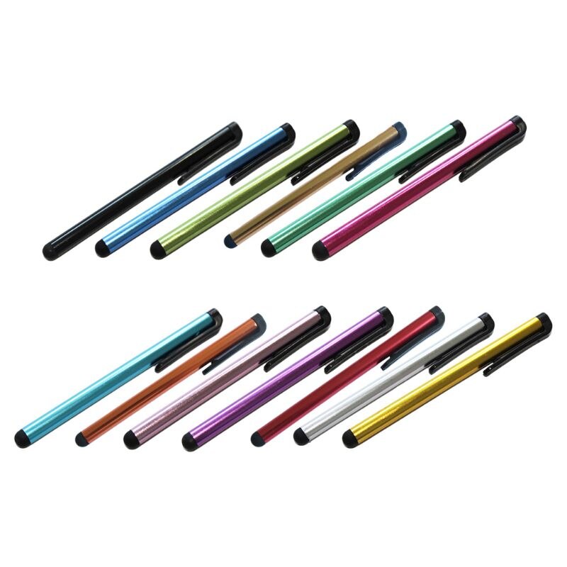 Clip Universal Soft Head For Phone Tablet Durable Stylus Pen Capacitive Pencil Touch Screen Pen HX6A