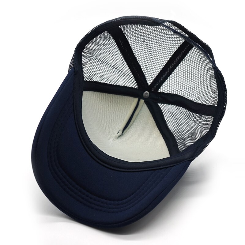 Enkel sommerhette fast bomulls Mos lokk snapback hatt unisex sol lokk trucker lokk