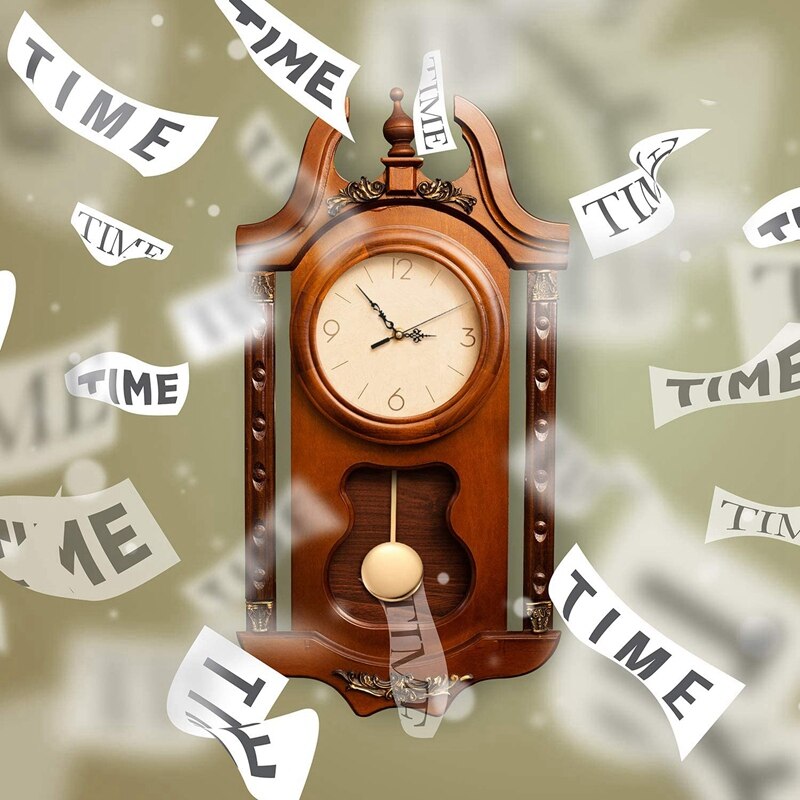 Quartz Pendulum Clock Movement Mechanism DIY Repair Parts Replacement with 2 Pairs Hands,Pendulum for DIY Clock Repair