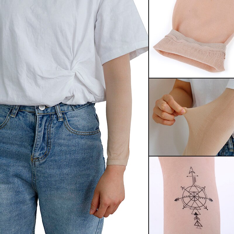 1 stk arm tatovering concealer langærmet hud underarm tatovering cover up ærmer band concealer support