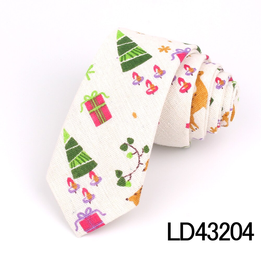 Świąteczny krawat dla mężczyzn wąnarty krawat krawat s na imprezę biznes zwykły moda lniane krawaty krawaty klasyczne garnitury krawaty na prezent: LD43204