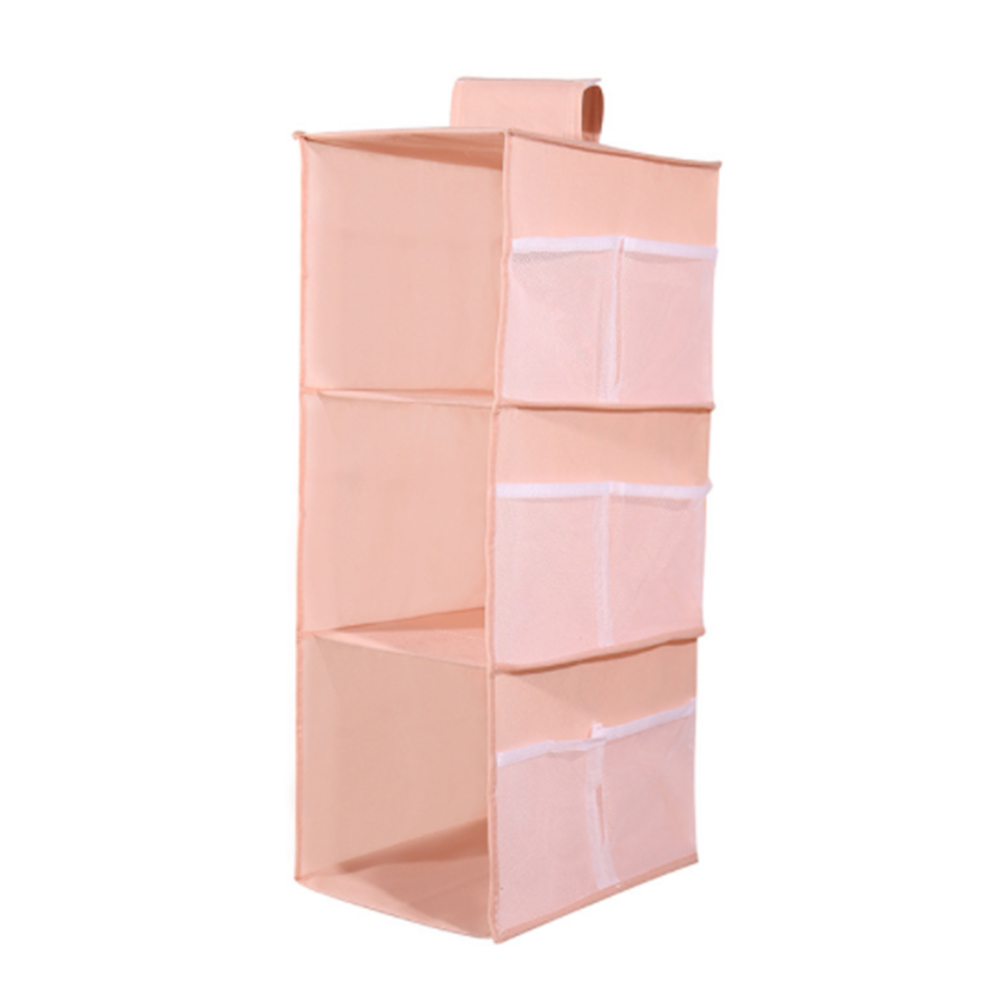 Cassetto appeso ripiano borsa armadio intimo organizzatore cremagliera tessuto piegato con tasca laterale salvaspazio per riporre