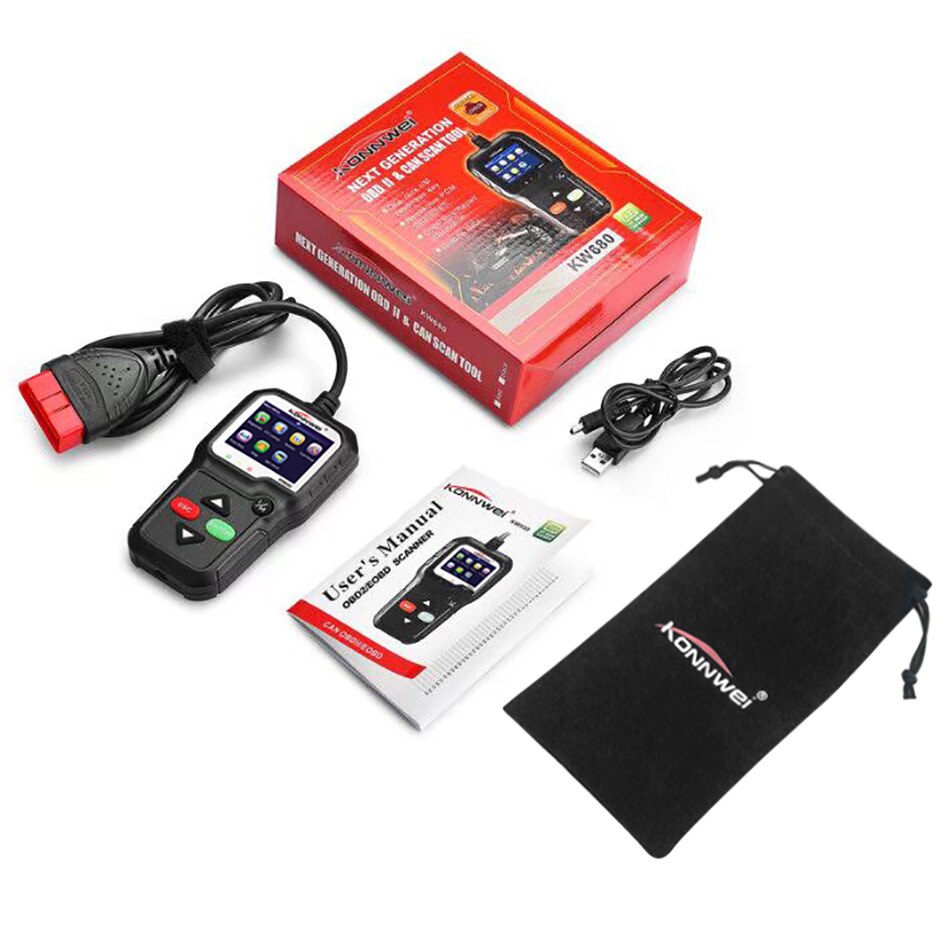 Car Diagnostic Scanner High Performance Multi-language Full OBD2 Function Reader Automotive Scanner Engine Code Reader Meter