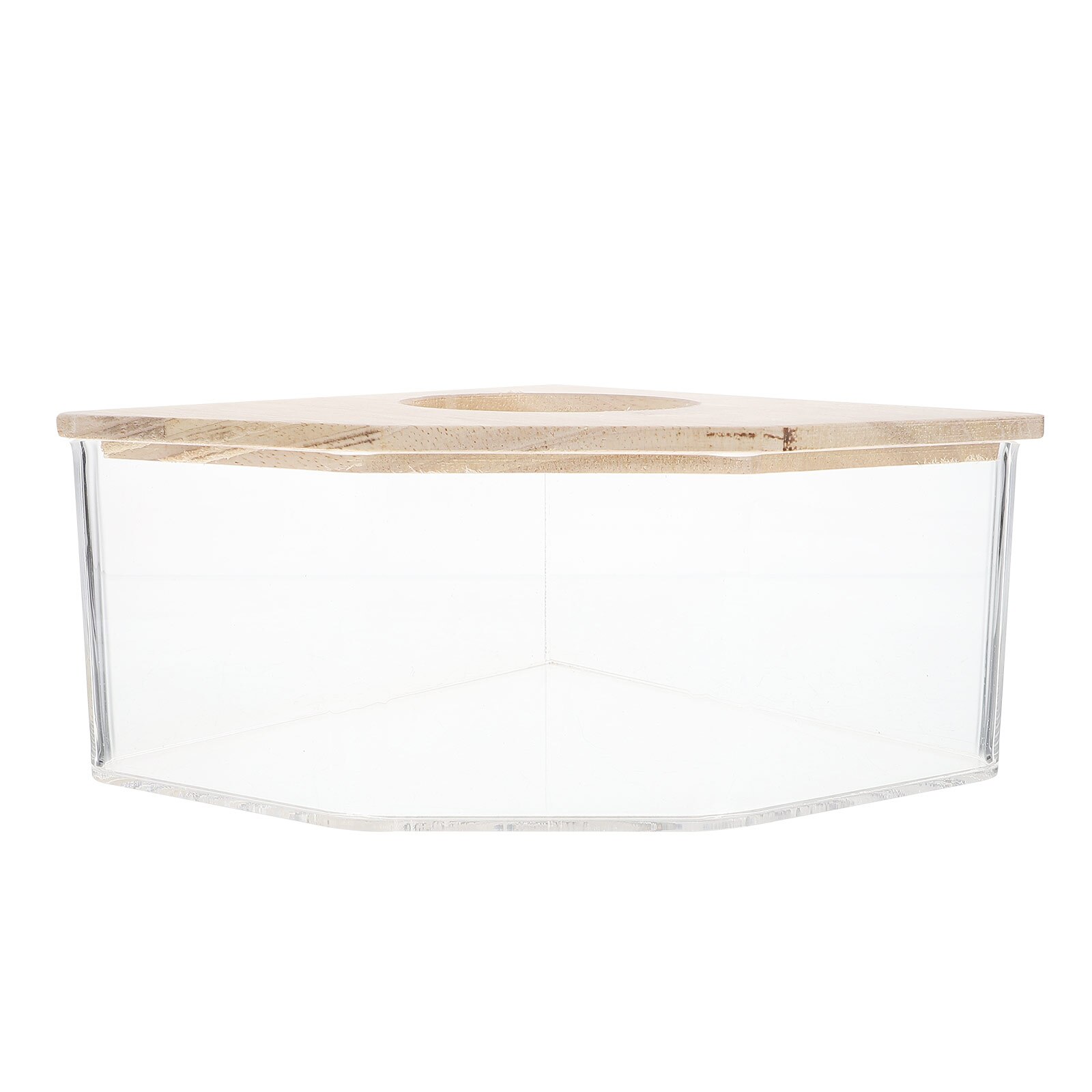 Delicate Chinchilla Bathtub Transparent Sand-Bath Box Multi-function Sand Bath