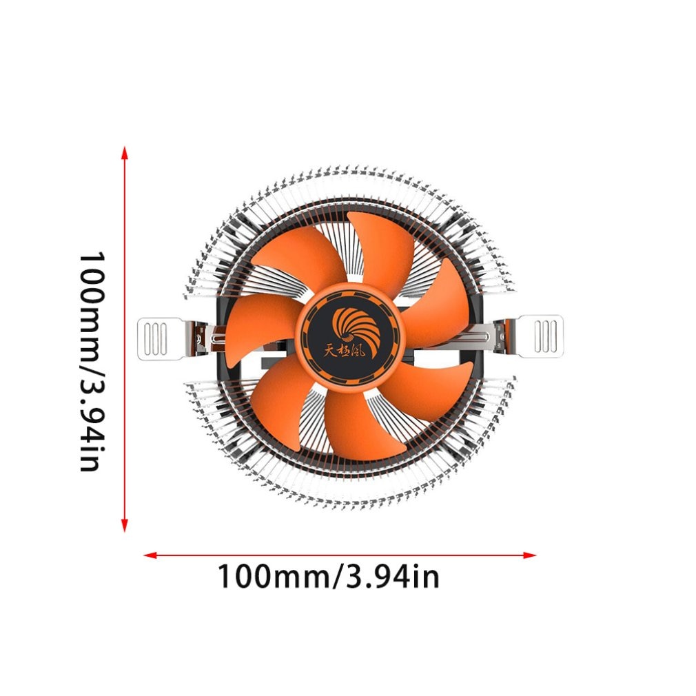Long Service Life Super Quiet Computer PC CPU Cooler Cooling Fan Heatsink for Intel LGA775 1155 AMD AM2 AM3 754