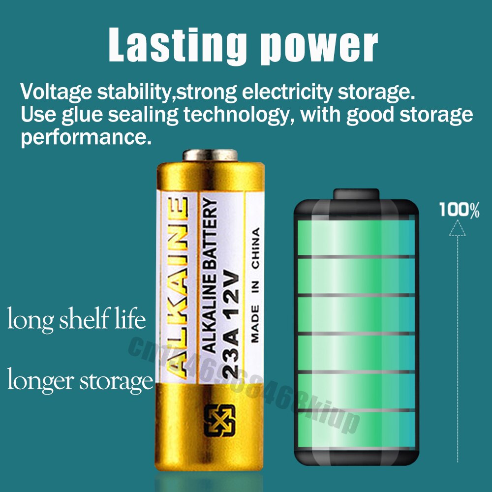 2 Stuks 12V Alkaline Batterij A23 23A 23GA A23S E23A EL12 MN21 MS21 V23GA L1028 GP23A LRV08 Voor Deurbel speelgoed Afstandsbediening Droge Cel