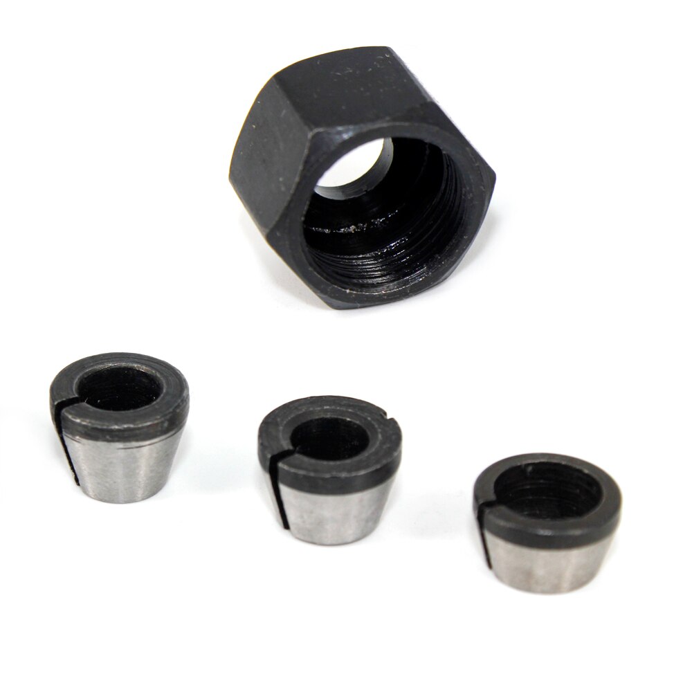 1Pc/3Pcs Collet Chuck 6mm 6.35mm 8mm Engraving Trimming Machine Electric Router Milling Cutter Accessories