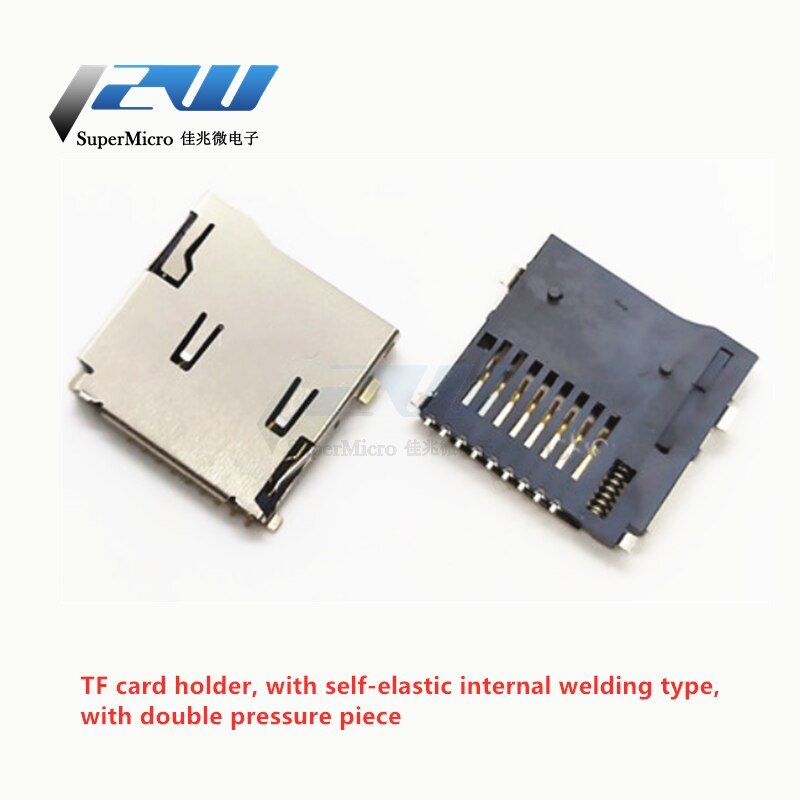 5Pcs Sd/Tf Kaarthouder Card Slot Kaart Lade Size/Lengte Body Met Self-Elastische 2/2: V