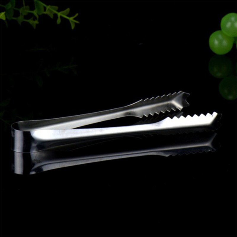 17,8 cm hielo pinza para barbacoa de acero inoxidable pinza de barbacoa pinzas para comida, hielo y pan pinzas para hielo Bar herramienta