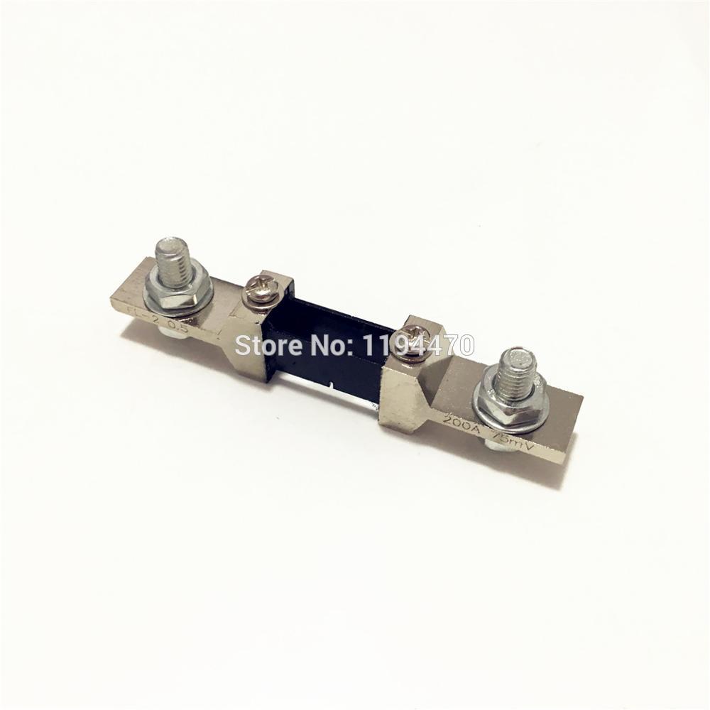 200A 300A 500A 75mV DC Current External Shunt Resistor FL-2 for Analog Amp Panel Meter Ammeter