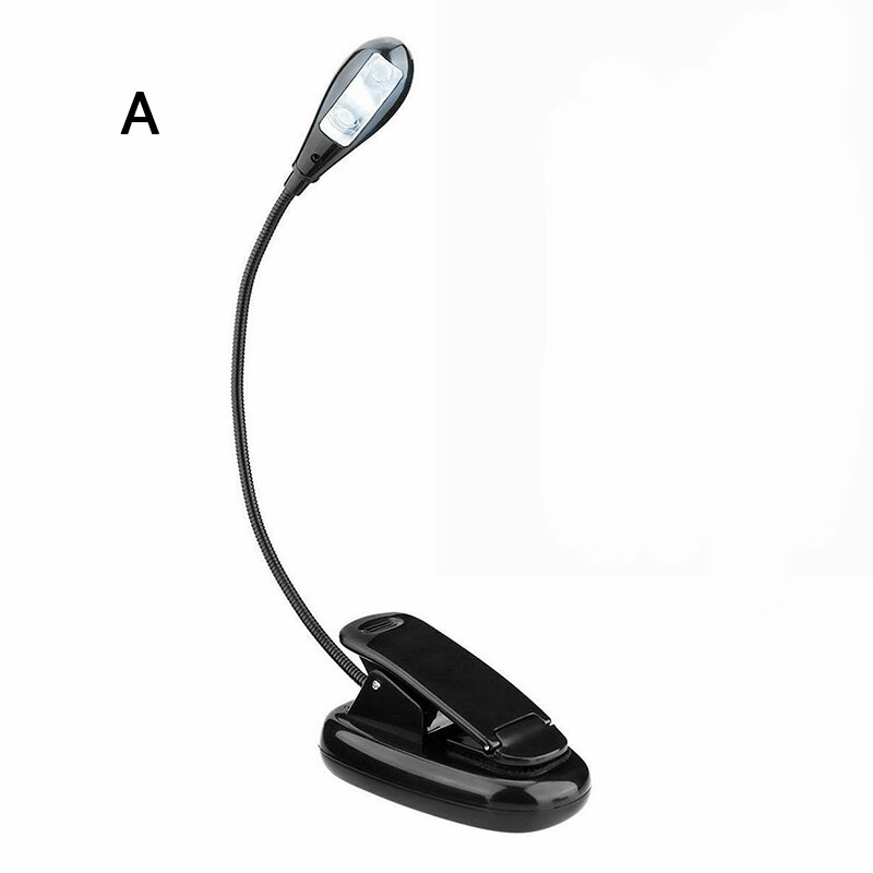 USB Double Pole LED Desk Lamp Mini Eye-care Table Lamp Dual Flexible Double Goosenecks Clip-on Arm Study&Music Desk Light: A