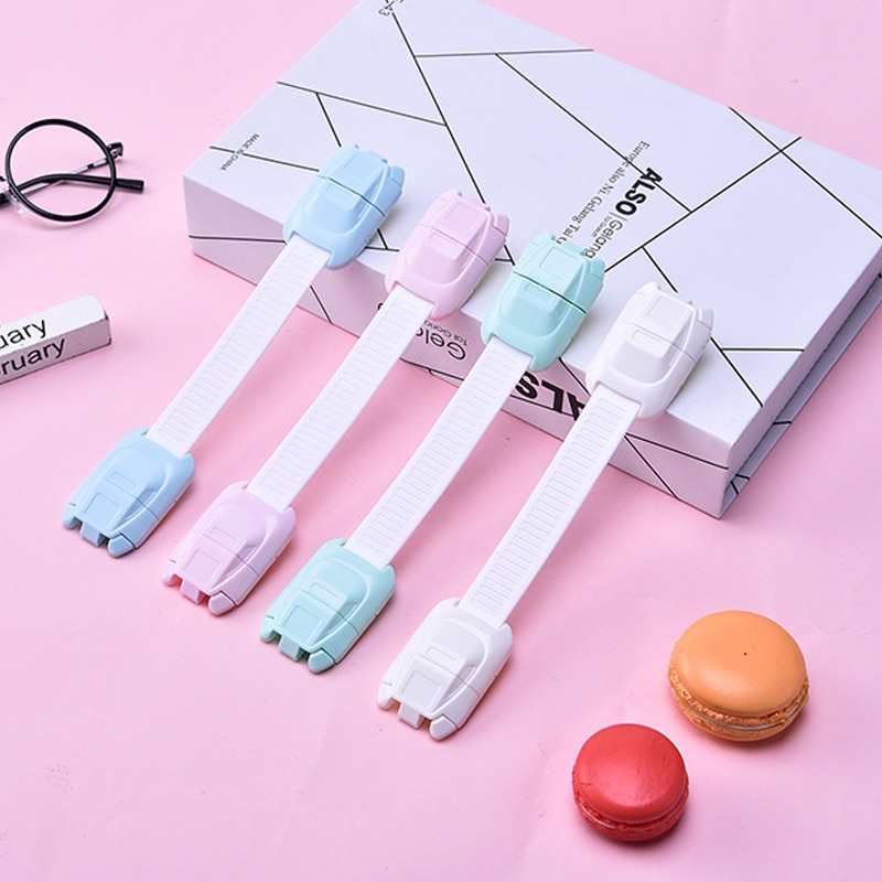 Kinderen Veiligheidssloten Multifunctionele Baby Bescherming Lade Kastdeuren Lock Cartoon Knop Beveiliging
