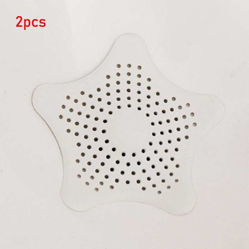 2pcs Silicone Sink Straining Stopper Kitchen Sink Strainer: 2pcs White