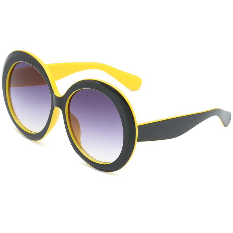 Wandern Vintage Übergroße Runde Anti Licht Gläser Frauen Braun Gradienten Gläser Weibliche Spiegel Klar Shades: Rot