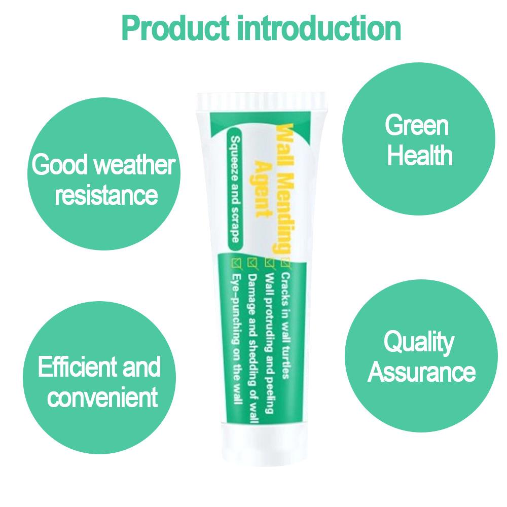 White Practical Durable Portable Wall Repair Plaster Repair Paint Wall Refinishing Paint Environmental Valid Quick Drying