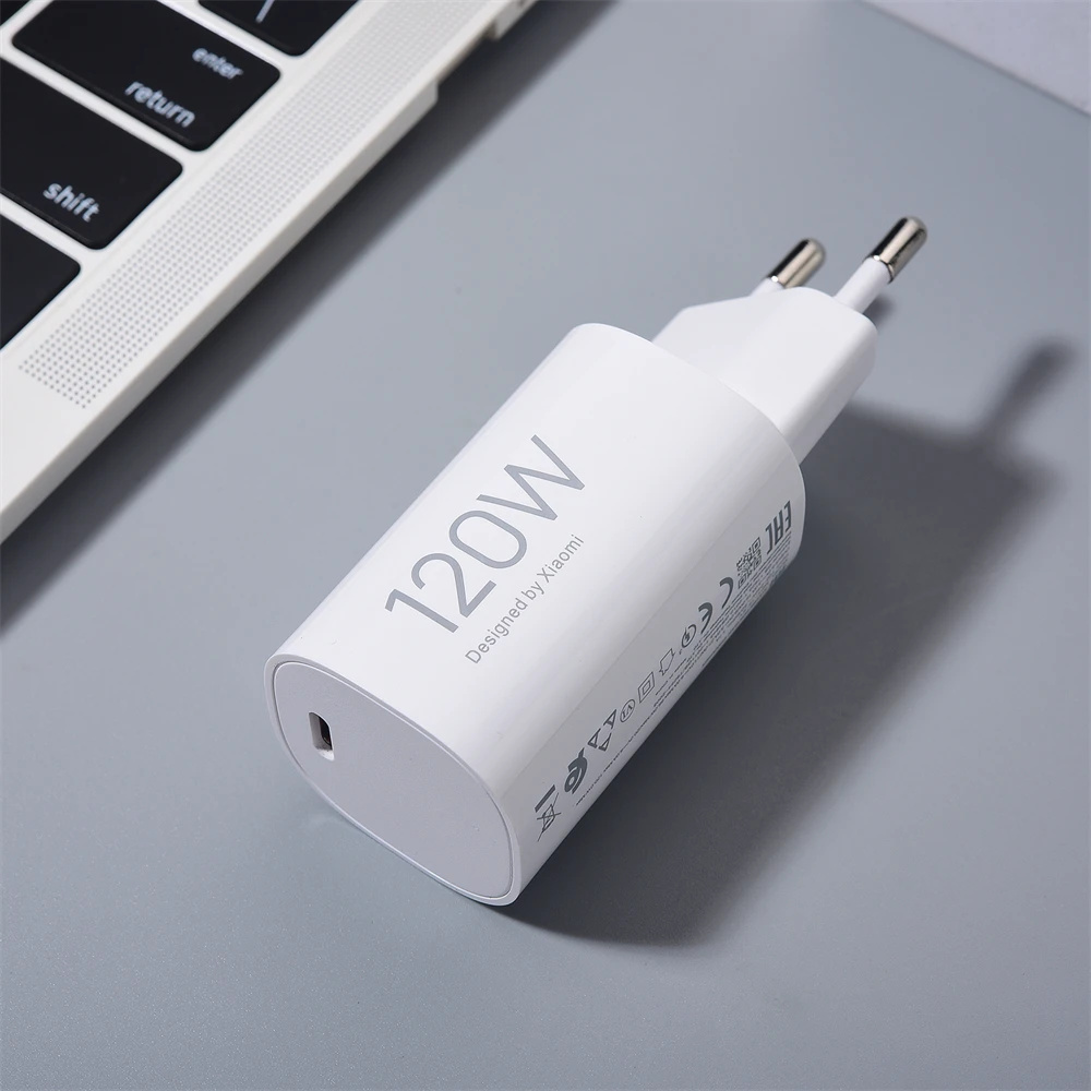 Xiaomi 120 W Originele Oplader Turbo Snel Opladen EU Hypercharge GaN Adapter Voor Mi 14 15 13 T 12 Pro/Ultra Poco X7 1/1.5/2 M Kabel: eu
