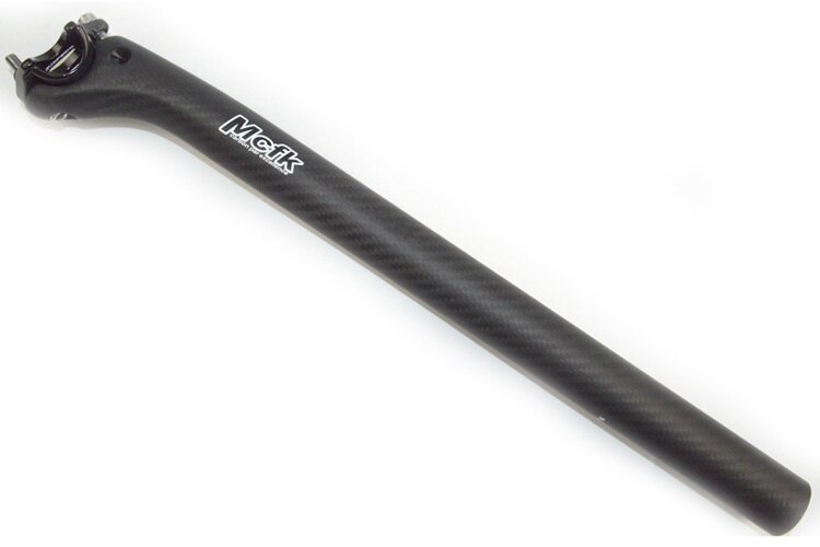 MCFK-tija de sillín de fibra de carbono para bicicleta de montaña, piezas de asiento mate, 27,2/30,8/31,6x400MM, desplazamiento, 25mm, ultraligero