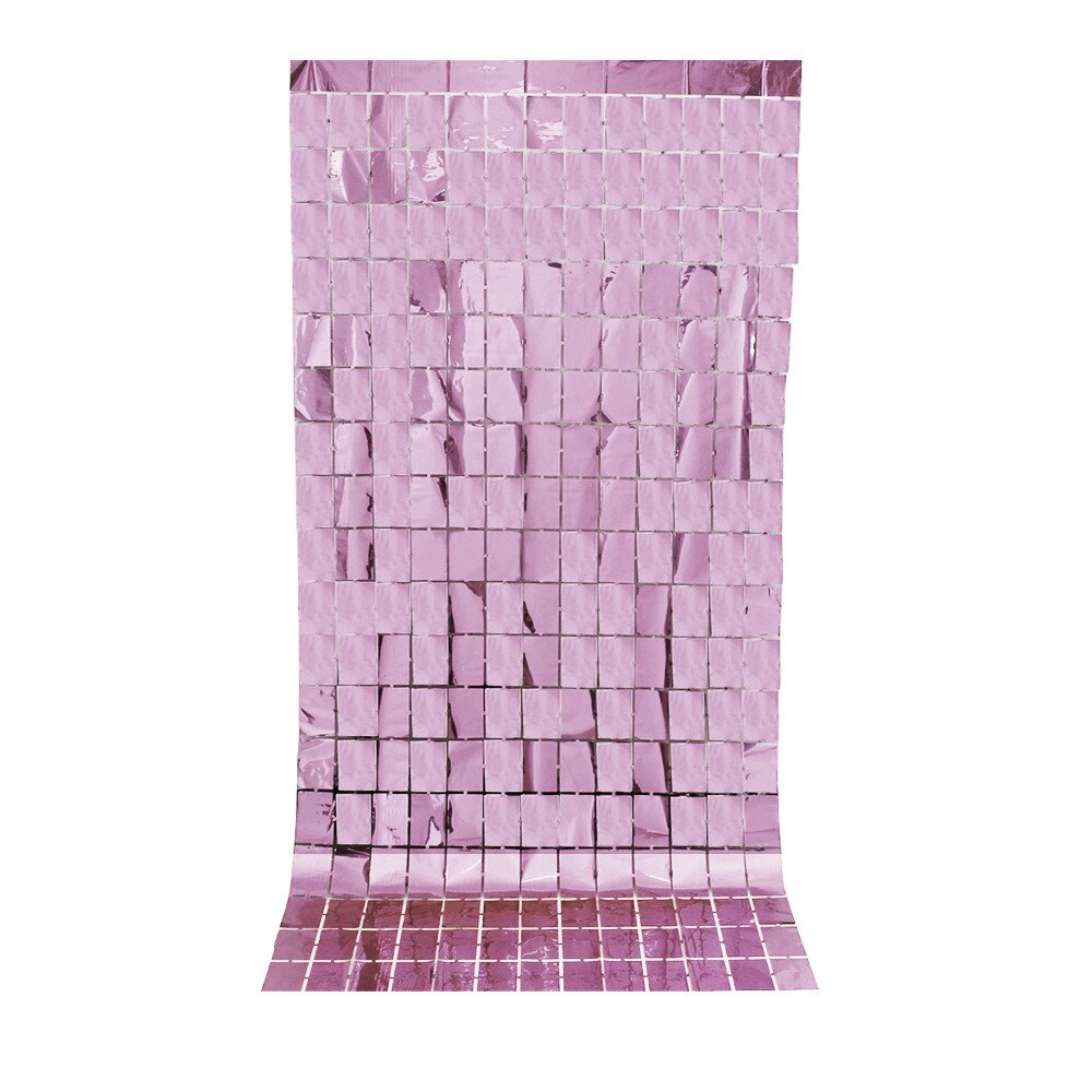 1 x 2m fest bakgrunn gardin paljett bakteppe til bryllup dekor baby dusj måke paljett vegg glitter bursdag folie gardin: 7