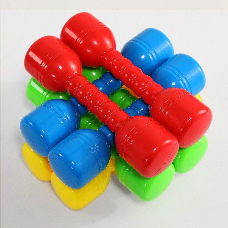 2 pezzi pesi Fitness per bambini manubri a mano palestra a casa esercizio bilanciere esercizio per bambini Fitness Sport giocattoli mano 100G pesi