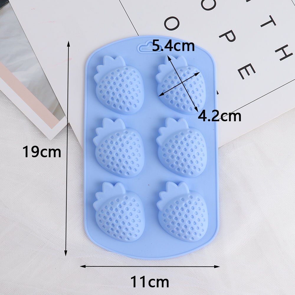 Fruit Shape Silicone Mold Diy Citroen Aardbei Suiker Candy Jelly Pudding Zeep Mold Fondant Chocolade Bakken Cake Decorating Tool
