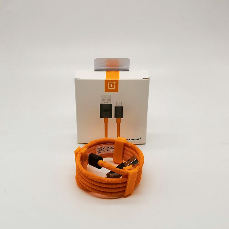 Original eu oneplus 6t dash laddare 5v/4a snabb laddning 1m 1.5m usb typec kabel väggadapter för en plus 6t 5t 5 3t 3: Orange 1m -kabel