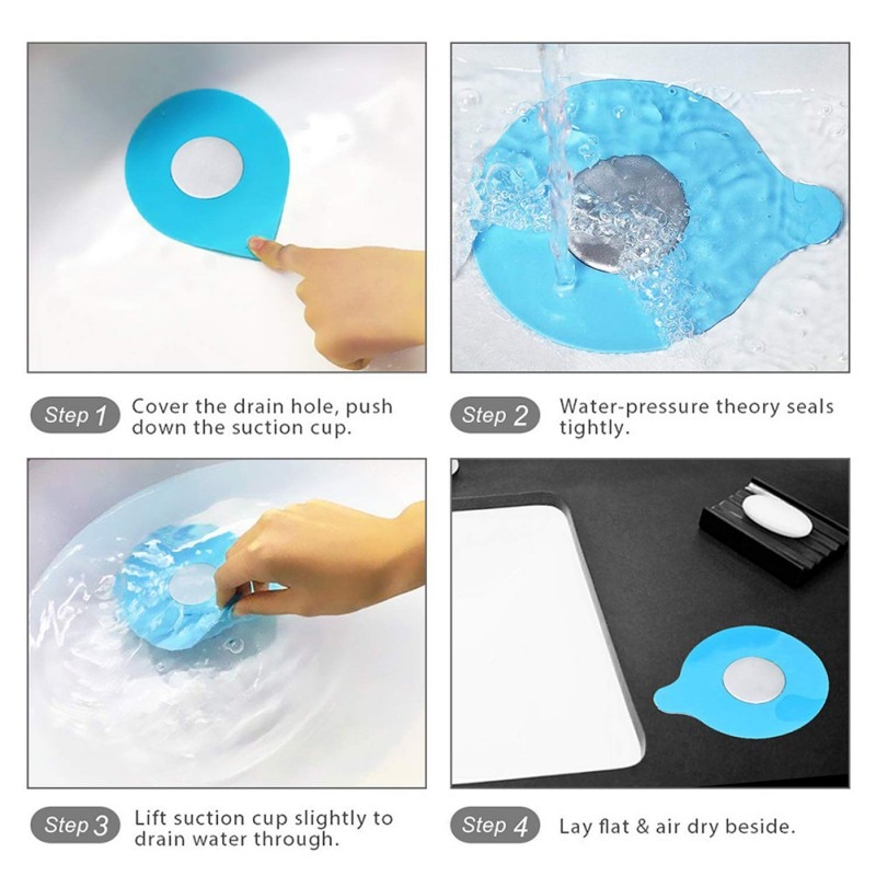 Universele Badkuip Drain Stopper Siliconen Bad Drain Plug Cover Water Afvoer Voor Badkamer Wasserij Keuken