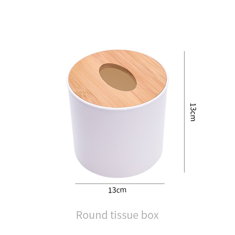 Tissue Doos Thuis Woonkamer Pompen Doos Creatieve Eenvoudige Nordic Ins Multifunctionele Tissue Buis Afstandsbediening Opbergdoos: Round
