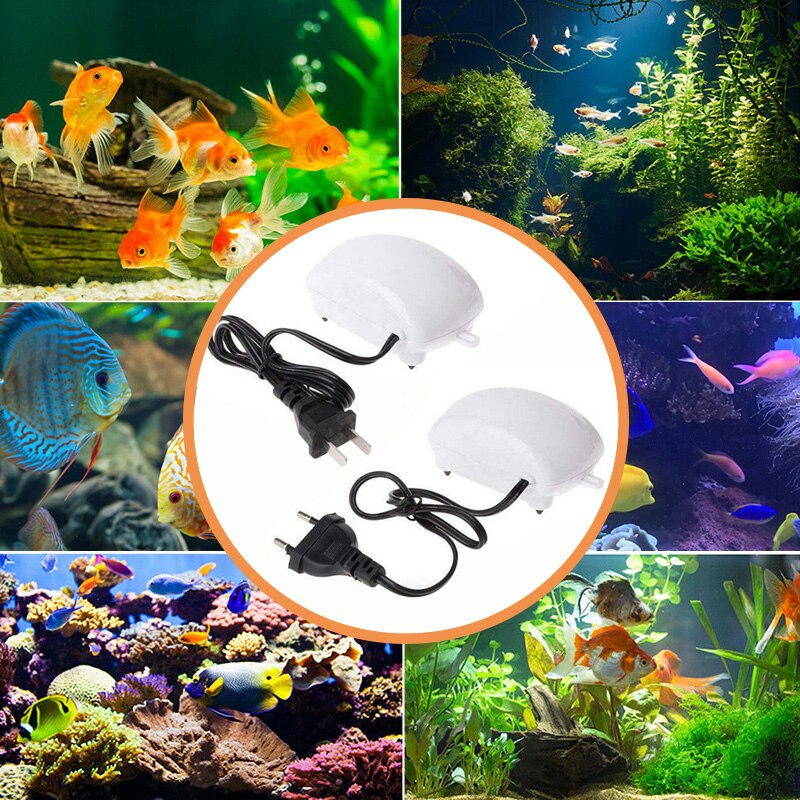 Aquarium Luchtpomp Fish Tank Mini Compressor Ncreasing Zuurstof Pomp Bubble Air Zuurstof Pomp Voor Aquarium Accessoires