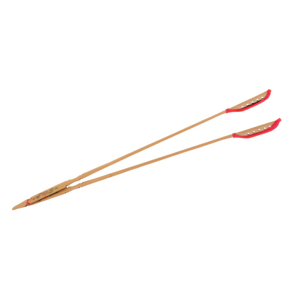 Maletes de martelo de bambu para doces chineses, 2 peças, 33cm, acessório yangqin