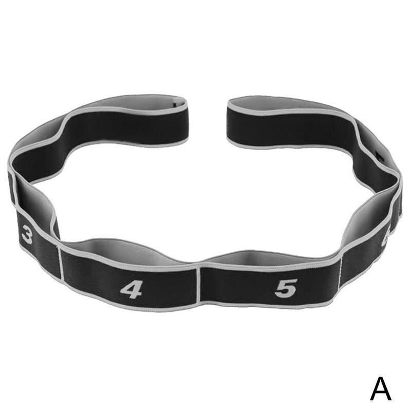 Yoga trekband riem polyester latex elastisch latijnse pilatesband weerstand dans oefening yogabanden fitness stretchen toilet  h1 w 4: A