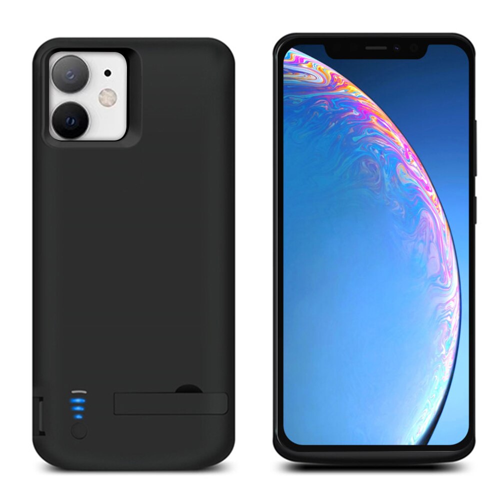 5000mAh funda de batería para iPhone 11/iPhone 11 Pro/iPhone 11 Pro Max cargador de respaldo externo caja de batería del Banco de energía