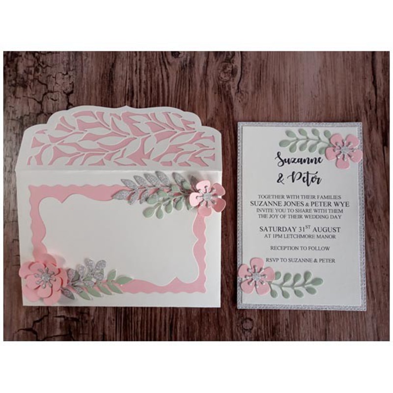 Konvolutt brette ramme metall skjære dør sjablonger til diy scrapbooking preging fotoalbum dekorasjon papir kort håndverk stanse