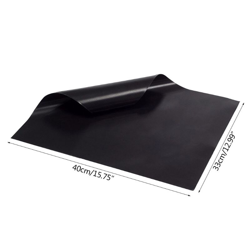 Återanvändbar non-stick bbq grillmatta pad bakplåt bärbar utomhus picknick värmebeständig matlagning grillugn verktyg 0.08mm tjock