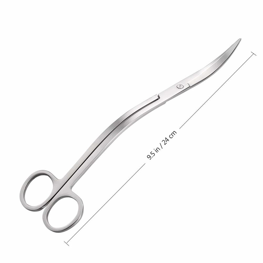 6 PCS/lot 10" Aquarium Cleaning Tools Aquascaping Landscaping Tool Kits Stainless Steel Aquatic Plants Scissors Tweezers Set