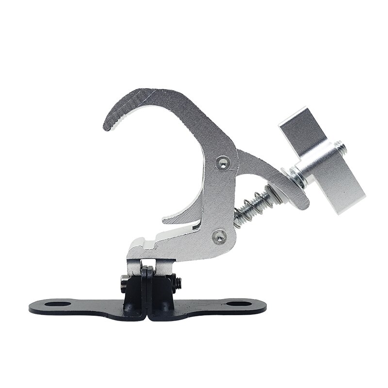 Aluminum Stage Light Fold Hook Loading 200Kg Truss Tube 230W 7R 200W 5R Moving Head Beam Light Fold Clamp Hooks: 1pc silver