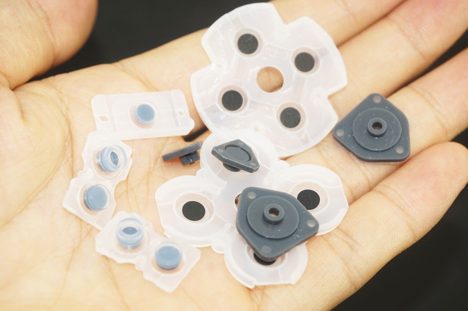 Controller Rubber Conductive Pad Silicon Buttons For Sony PS4 Repair Replacement