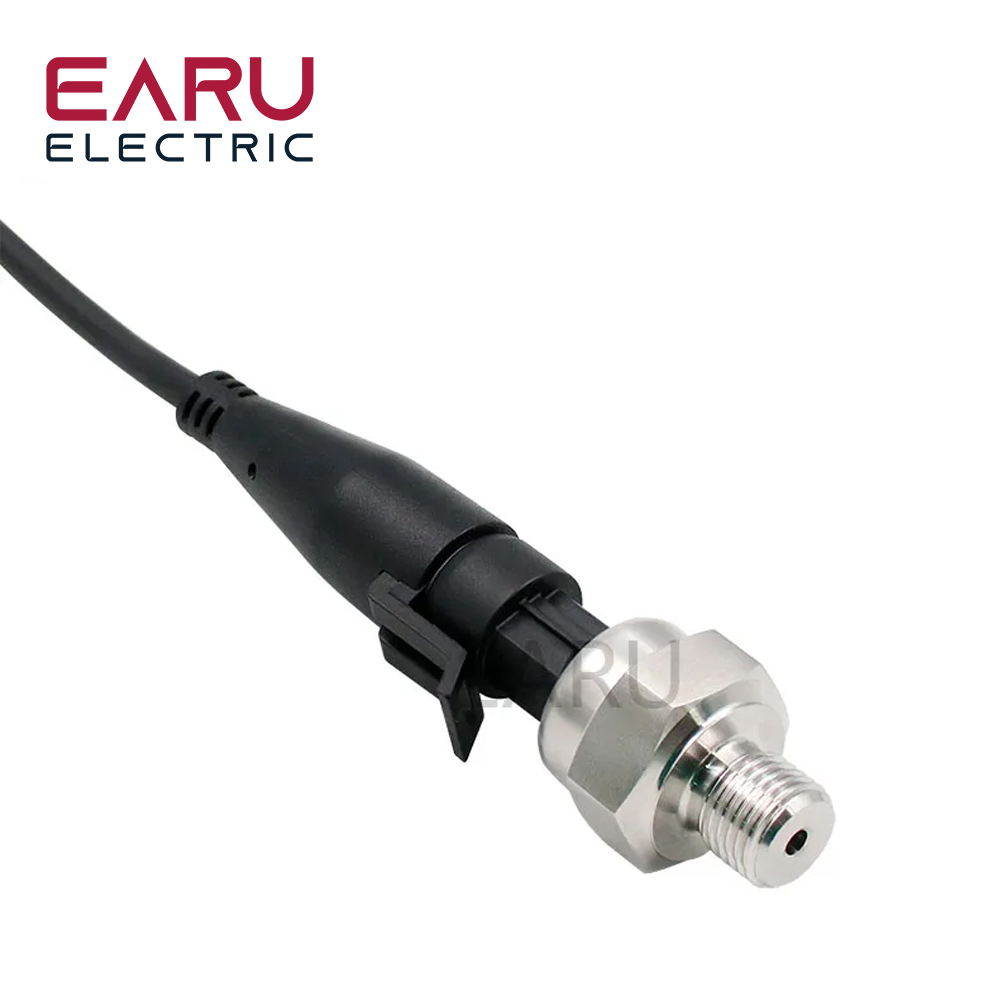 DC 5 V G1/4 Druksensor Zender Druktransducer 1.2 MPa 174 PSI Voor Water Gas Lucht Olie brandstof Auto Roestvrij Stalen Schakelaar
