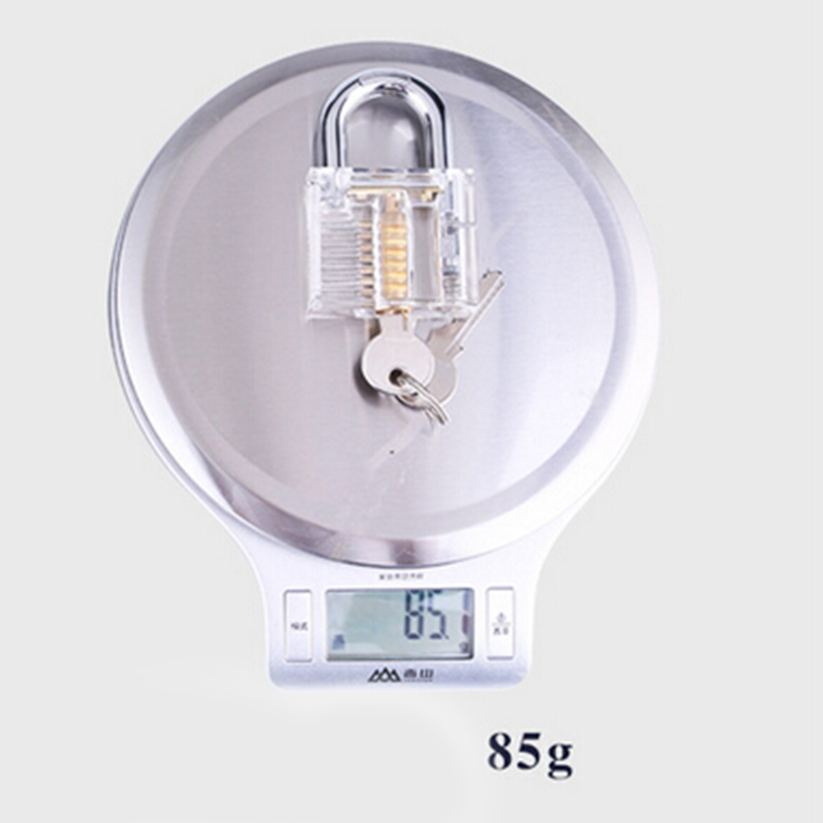 Serrure de cadenas de pratique Transparent | Cadenas de pratique avec clé cassée, Kit d'extraction de crochets, outil de clé de serrurier