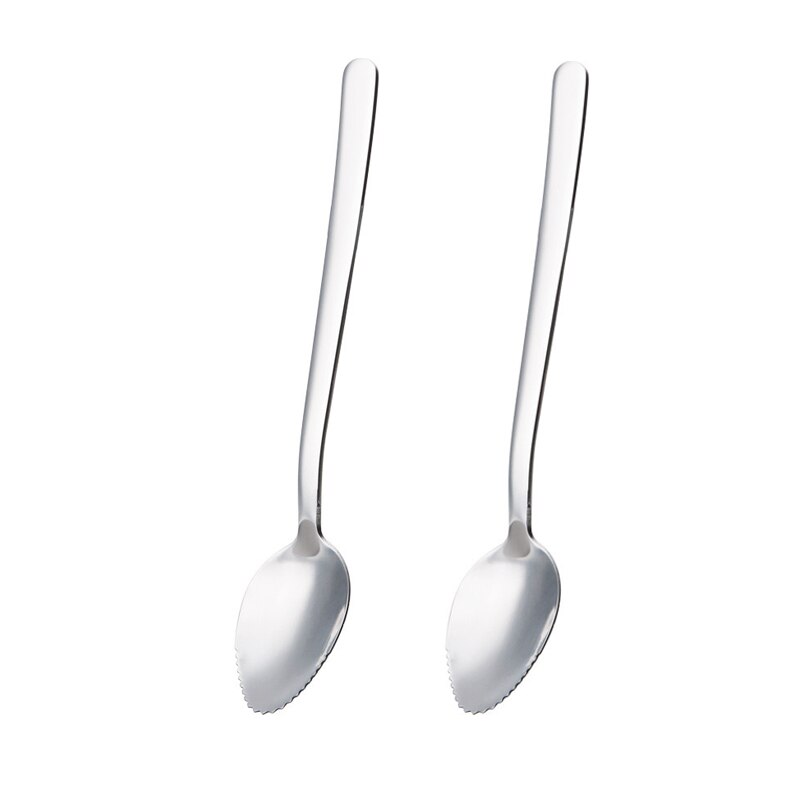 thumbnail image 2 of Baby Fruit Spoon Scraper For Baby Feeding 2 In 1 Multifunction Serrated Grapefruit Fruit Spoon For 2 of 13