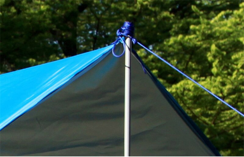 Sun Shade Accessories 2pcs Length 200cm galvanized steel pipe sunshade Rod Awning Canopy Sun Shelter tarp Support pole