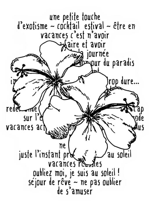 Fransk genomskinlig klar silikonstämpel / tätning för scrapbooking / fotoalbum dekorativ klar stämpel  m231