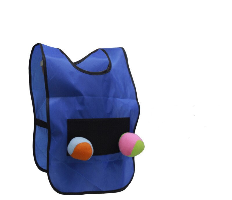 1 squadra Giochi Shirt con 3 Sfera Appiccicosa Giochi All'aperto Per Bambini Genitori Giocattoli di Sport Per I Bambini Dodge Sport con la Palla Giocattolo la cooperazione Gioco: Kids Common Blue