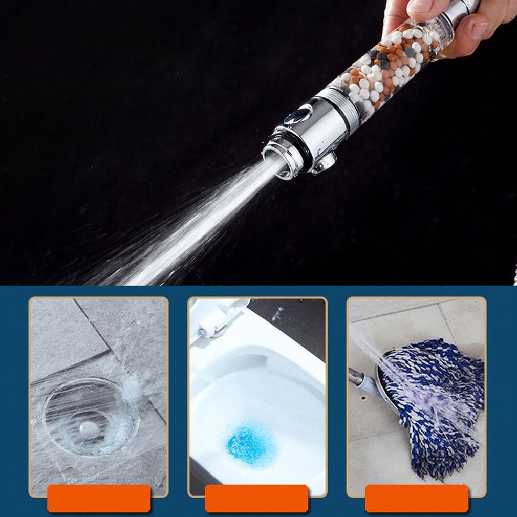 Multifunctionele Hand-Held Filter Spa Douchekop Onder Druk Filter Douchekop Badkamer Waterbesparende Sproeikop